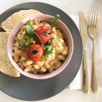 The Mac n cheese was super tasty! at Naked Bakery in Edinburgh