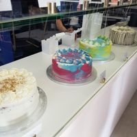 vegan cakes at Naked Bakery in Edinburgh