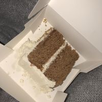 Carrot cake slice :) at Naked Bakery in Edinburgh