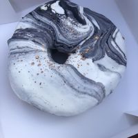 Biscoff doughnut at Naked Bakery in Edinburgh