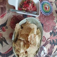 Nachos and starter at HOME Bistro and Cafe in Busan