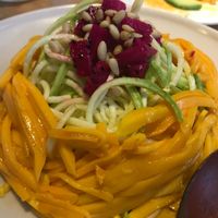 Thai mango salad at Beijing Vegan Hut in Beijing