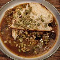 Mushroom casserole at 81 Beach Street in Deal