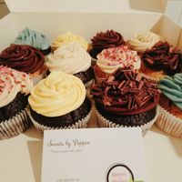 A medley of gorgeous cupcakes at Sweets by Pepper in Geneva