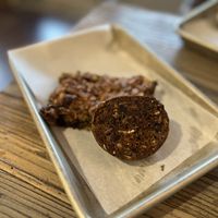 Vegan monkey bar and chocolate flax soup can bread  at Good Seed Cafe in Solvang