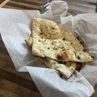 Garlic Naan (ask for no butter to make it vegan)  at JaxSpice in Jacksonville Beach