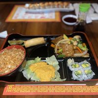 Mock Chicken Bento Box - Filling😋  at Red Ginger in Duluth