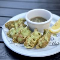 Crispy Vegan Gyozas  at RAKKAN Ramen - Redondo Beach in Redondo Beach