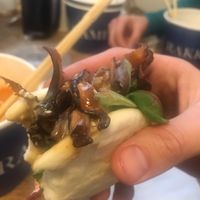 Vegan buns with shiitake mushroom yum! at RAKKAN Ramen - Redondo Beach in Redondo Beach