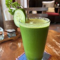 Green juice   at Kafe in Ubud