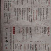 Menu at Kafe in Ubud