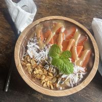Small sized smoothie bowl   at Kafe in Ubud