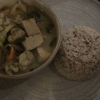 Thai green curryy  at Kafe in Ubud