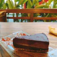 Raw Blueberry & Chocolate Cake at Kafe in Ubud