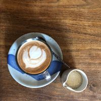 Cocoa Nut Latte w Soy Milk at Kafe in Ubud