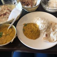 Dal Tadka with plain naan at Radha's in Te Anau