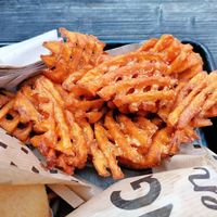 Sweet Cross Cut Fries at Swing Kitchen - Rosenthalerstraße in Berlin