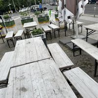 outside seating  at Swing Kitchen - Rosenthalerstraße in Berlin