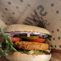 Vienna burger at Swing Kitchen - Rosenthalerstraße in Berlin