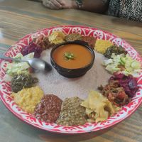 Veggie platter at Bole in College Park