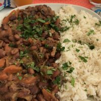 Vegan “feigoada" at Cantinho da Regina in Sesimbra