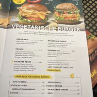 Vegetarian menu   at Peter Pane - Holstentor in Luebeck