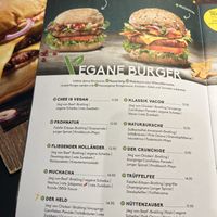 Vegan menu  at Peter Pane - Holstentor in Luebeck