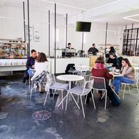 Inside of The Visit Coffee Roastery at The Visit Coffee Roastery in Berlin