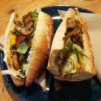 XXL-Sandwich at Antiquity Plant-based Cafe @ The Timetravellers Bookshop in Skibbereen