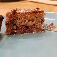 Choc cherry cake at Antiquity Plant-based Cafe @ The Timetravellers Bookshop in Skibbereen