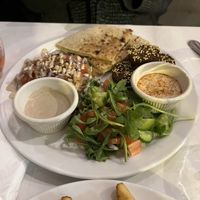 Ful and temaya platter   at Papyrus in Toronto