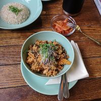 Kimchi bowl at Little Plant Pantry in Amsterdam