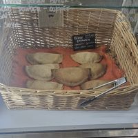 Vegan empanada at Little Plant Pantry in Amsterdam