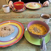 Chickpea pumpkin curry  at Little Plant Pantry in Amsterdam