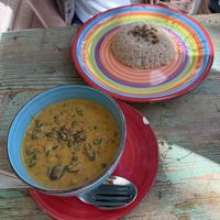 Chickpea curry  at Little Plant Pantry in Amsterdam