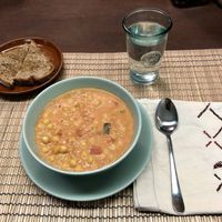 Thai chickpea stew at Little Plant Pantry in Amsterdam