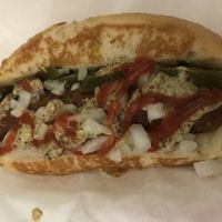 Chipotle vegan dawg   at Dat Dog in New Orleans