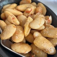 Fava bean plate  at Oda's Garden in Tirana