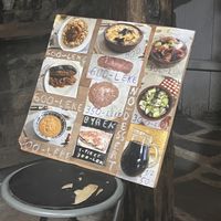 The menu   at Lili Homemade Food in Berat