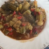 okra   at Temi Albanian Food in Berat