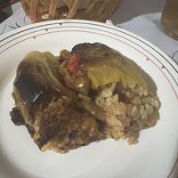 Stuffed peppers   at Temi Albanian Food in Berat