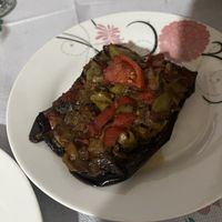 Stuffed aubergine   at Temi Albanian Food in Berat