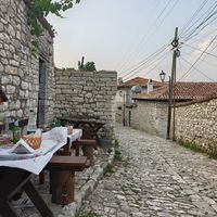 The view at Temi Albanian Food in Berat