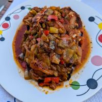 Stuffed Pumpkin at Temi Albanian Food in Berat