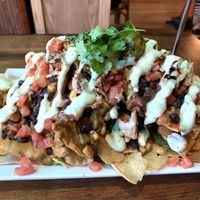 Nachos at No Bones Beach Club in Chicago