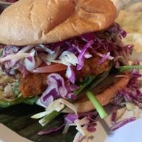 Buffalo Tempeh Sandwich at No Bones Beach Club in Chicago