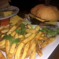 Maverick burger: I’d give it a 4/5 at No Bones Beach Club in Chicago