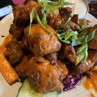 BBQ cauliflower wings  at No Bones Beach Club in Chicago