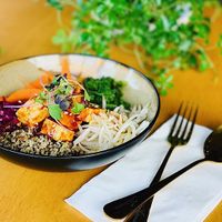 Ginger Quinoa Bowl at Wholism in Portland
