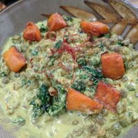 Lentil and Kale Curry at Wholism in Portland